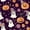 Purple Ghost Pumpkin Pattern, variant on FORMRS Niños Bathrobe Unisex Hooded Robe Soft Plush Pajamas Sleepwear, Size 2-3T, Purple Ghost Pumpkin Pattern
