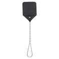 thumbnail image 2 of PU Leather Heavy Duty Fly Swatter Iron Long Handle for Outdoor Garden Office shamjiam Matamoscas, 2 of 4