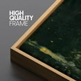 thumbnail image 2 of IDEA4WALL Extra Large Framed Canvas Print Wall Art Abstract Dark Green and Gold Flecks Modern Luxe Wall Decorative Nature Landscape Fine Art Modern Oversized Artwork for Living Room - 60"x30", 2 of 5