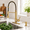 Brushed Gold-Classic, variant on Pull-down Kitchen Faucet With Soap Dispenser