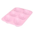 thumbnail image 2 of Silicone Egg Molds, Egg Shaped Silicone Molds for Baking, 6 Cavity Easter Egg Shaped Silicone Baking Mold, Non-Stick Food Grade DIY Mold, Easy Release & Dishwasher Safe Molds Pink 1Pcs, 2 of 8