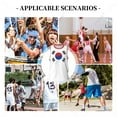 thumbnail image 5 of South Korea Flag Men Basketball Sports Jersey Running Fitness Multifunction Sleeveless tshirt Exclusive Custom Name Nunber, 5 of 9