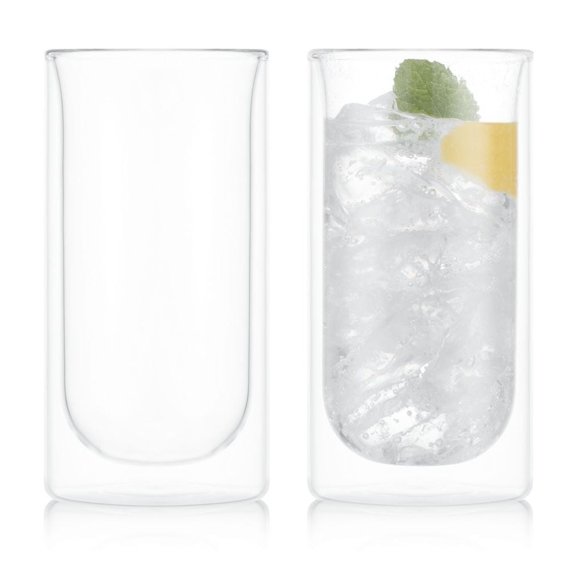 Bodum SKAL 2pc Verre Gin & Tonic Double Paroi 0.28 l, 280ml
