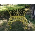 thumbnail image 1 of YELLOW METAL GARDEN BUTTERFLY CHAIR, 1 of 3