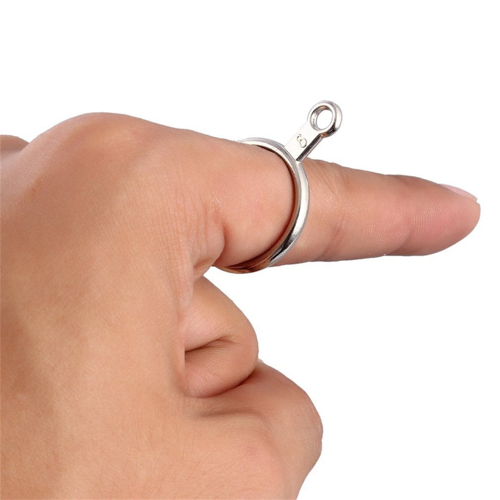 UK Standard Metal Ring Sizer Finger Gauge Jewelry Ring Measuring Sizes Tool A-Z 