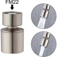 thumbnail image 2 of Brushed Nickel Finish Kitchen Sink Faucet Aerator Stainless Steel 360 Degree Swivel Dual Spray Water Saver, 2 of 5