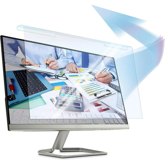 Premium Anti Blue Light Screen filter for 24 Inches Computer Monitor, Screen Filter Size is 13.4" Height x21.5" Width,
