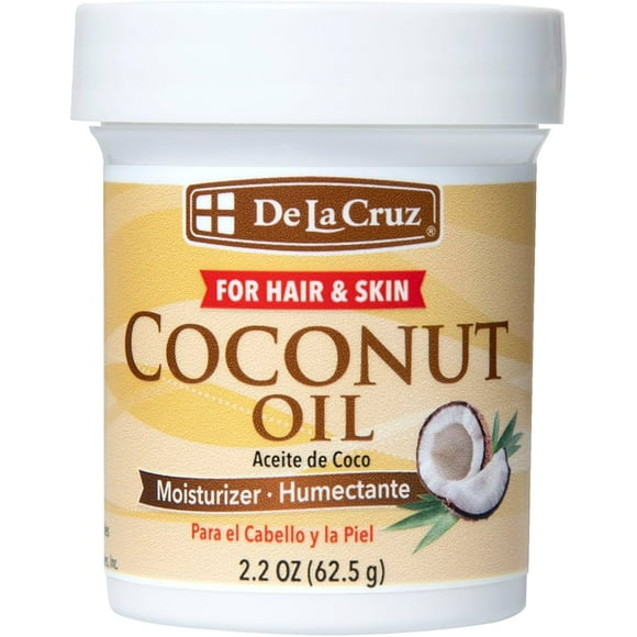 De la Cruz | Aceite de coco para piel y cabello, 2.4 Oz