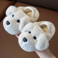 thumbnail image 4 of UAYOTSE Toddler Slippers Boy and Girl Slippers Plush Cute Non-Slip Warm Winter Shoes, Suitable for indoor and outdoor Kids Slippers,Sizes 7, 4 of 4