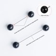 thumbnail image 2 of Linyer Brooches Simulated Pearl Pin Clips Double Head Non- for slip Scarf Jewelry Clothing Gift Shawl Lapel Dress Decorations Type 4, 2 of 7