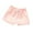 Pink, variant on Lmnyox Summer Cotton Shorts for Boys Wide Leg Drawstring Short Pants Loose Casual Solid Color Shorts