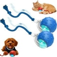 thumbnail image 1 of Tiny Fetch Dog Toy,Tiny Fetch Motion Dog Toy with Birdsong & Rope,Interactive Fast Moving Ball with Birdsong, 360° Smart Automatic Rolling Electric Dogs Ball Toys with Rope for Dogs Cat Indoor Play, 1 of 7