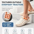 thumbnail image 3 of Knivor Garden Clogs for Men Sporty Foam Runner EVA Cloud Slides with Massage Footbed Lightweight Non Slip Breathable Outdoor Indoor Beach Shower Garden Water Shoes, 3 of 9
