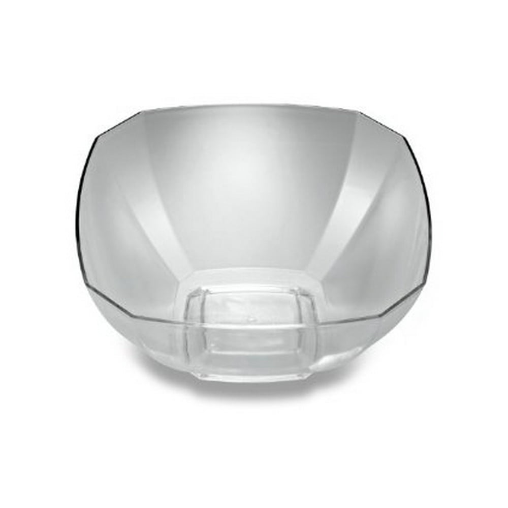 Clear Plastic 12qt. Square Punch Bowl 15" x 15" x 13"