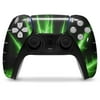 WraptorSkinz Skin Wrap compatible with the Sony PS5 DualSense Controller Lightning Green (CONTROLLER NOT INCLUDED)
