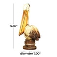 thumbnail image 5 of 7" x 18" Cream Polystone Pelican Sculpture, by DecMode, 5 of 14
