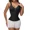 Black, variant on Waist Shapewear for Women with Bra Tummy Control Girdle Workout Shapewear with Adjustable Shoulder Strap