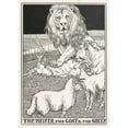 thumbnail image 2 of Percy J. Billinghurst 18x24 Gold Ornate Framed and Double Matted Museum Art Print Titled - The Heifer, the Goat, and the Sheep (1900), 2 of 4