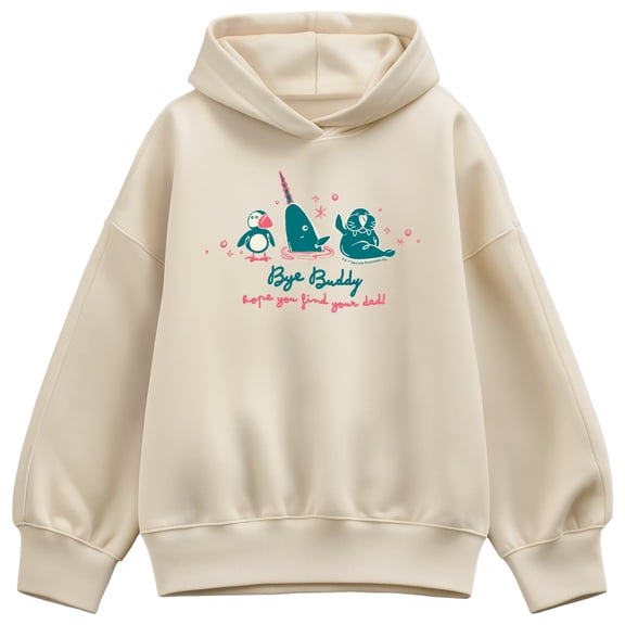Elf - Bye, Buddy Women's Oversized Fleece Hoodie Sweatshirt
