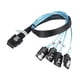 thumbnail image 3 of Mini Sas A Sata Cable Sff-8087 A Sata Multi-Lane 7 Pin Forward Breakout Cable De Datos Interno Para Computadora Scienceny EL012855-00, 3 of 6