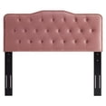 thumbnail image 3 of Modway Sophia Tufted Performance Velvet Full/Queen Headboard in Dusty Rose, 3 of 10