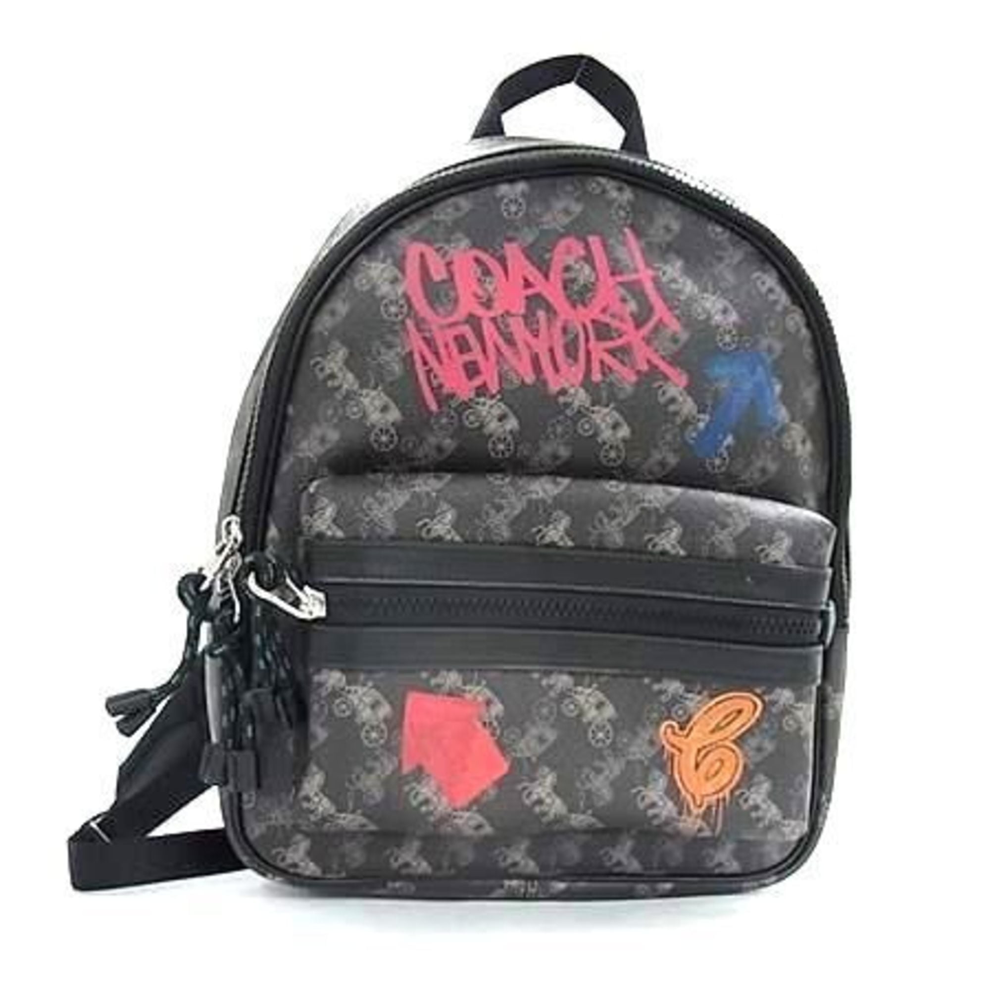 Pre-Owned COACH Horse and Carriage Backpack F84225 Black  display picture 1