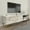 White and White Marble, variant on Denasse 59'' Wide Modern TV Stand / Console White and White Marble for Up to 65'' TVs