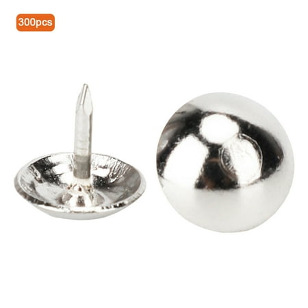 

Retro Iron Silver Nails Antique Upholstery Tacks 300Pcs Upholstery Nail For Upholstered Furniture