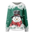 thumbnail image 5 of WILLBEST Sudadera con Capucha de Estilo Acogedor, Manga Larga, Estilo Informal, Cálida, Suave, de Corte Holgado, con Estampado Navideño Ideal para Mujer Mediana, 5 of 5
