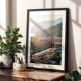 thumbnail image 4 of View over Maiori - Maiori Campania Italy Photography Architecture Mountain Coast Cityscape Scenic Travel Poster Landscape Black Framed Wall Art Print 24 x 36 inches, 4 of 8