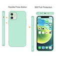 thumbnail image 2 of Takfox For iPhone 12 Pro Max Case 6.7 inch(2020 Release),Liquid Silicone Case Gel Rubber Full Body Protection Shockproof Drop Protection Case - Cyan, 2 of 7