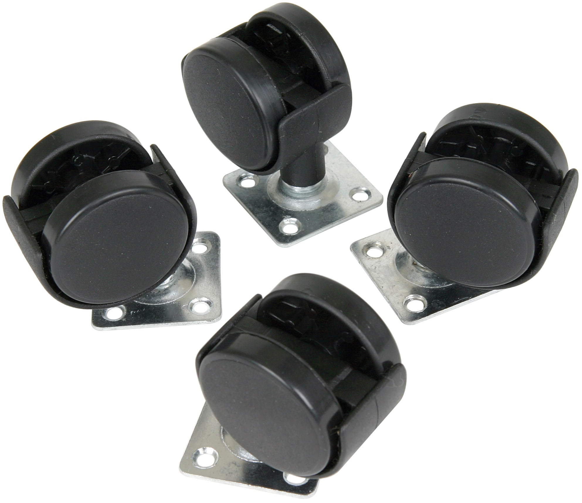 ArtBin 6856SW Super Satchel Cube Casters [Set of 4] Black, Ball Caster