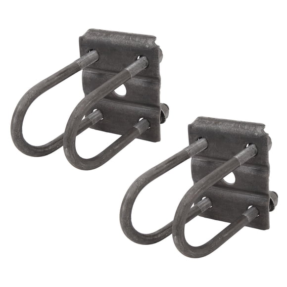 Leaf Spring Axle U , Trailer U Kit Long Lasting for 3500lbs 2 3/8in Round Axle