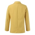 thumbnail image 6 of EHQJNJ Womens Suit Jacket Women's Button Pockets Cardigan Formal Suit Long Sleeve Lapels Business Office Jacket Coat, 6 of 7