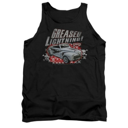 Grease - Greased Lightening Adult Tank Top T-Shirt - Adult Tank Top / XL / Black
