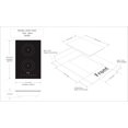 thumbnail image 4 of London Sunshine Induction Cooktop Dual Burner Countertop Designed for Built-In Vertical Mount, 4 of 8