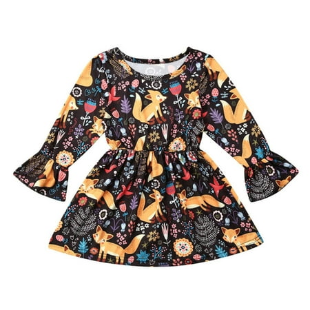 

Qufokar Bgfks Layered Tulle Tutu Dress for Toddler Girls Baby Girl Girl Outfit Toddler Girls Dress Princess Dress Casual Dress Outwear Long Trumpet Sleeve Print
