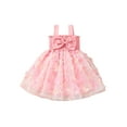 thumbnail image 1 of Bagilaanoe Newborn Baby Girl Party Dress Butterfly Sleeveless A-line Princess Dresses 6M 9M 12M 18M 24M Infant Patchwork Tulle Skirt, 1 of 7