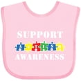 thumbnail image 3 of Inktastic Support Autism Awareness Boys or Girls Baby Bib, 3 of 4