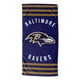 thumbnail image 1 of Toalla de playa Northwest Baltimore Ravens, 76 x 152 cm, rayas, 1 of 2
