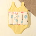 thumbnail image 2 of Uccdo 2-6Y Little Boys Girls Sleeveless Rashguard One-piece Float Swimsuits Buoyancy Bathing Suit, 2 of 5
