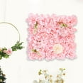 thumbnail image 3 of serony 38x38cm Artificial Flower Wall Panel Silk Rose for Wedding Decor Pink, 3 of 9