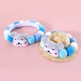 thumbnail image 3 of CSChome Pet Collar Pet Collar Cartoon Soft Cute Adjustable Woolen Thread Fur Ball Dog Collar, 3 of 7