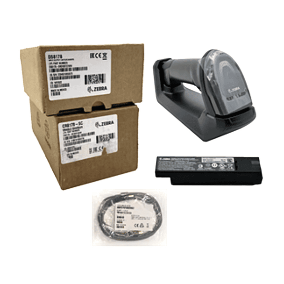 Zebra DS8178 2D Barcode Scanner Kit- Scanner, Cradle, and Battery (Scanner PN: DS8178-SR)