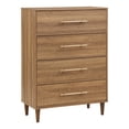 thumbnail image 3 of Furniture of America Odessa 4-Drawer Wood Light Oak Chest, 3 of 8