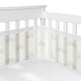 thumbnail image 3 of Sweet Jojo Designs Tufted Sun Ivory and Beige Crib Bedding + BreathableBaby Breathable Mesh Liner Pad, 3 of 6