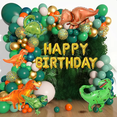 thumbnail image 1 of 121pz Kit Globos Metalicos Dinosaurio Para Decoracion Fiesta Xtellar verde, 1 of 3