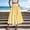 Yellow, variant on Sentmoon High Waisted Skirt Striped Print Flowy Travel Maxi Skirts for Women Long Skirts Beach Accessories Fashion for Casual and Summer Wear XXL