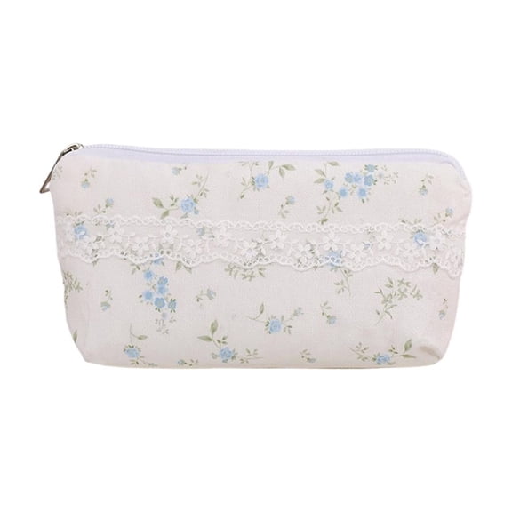 Tunhigl Large Capacity Makeup Bag, Portable Multifunctional Storage Pouch for Daily Travel, 7.87 x 3.94 x 1.97 in