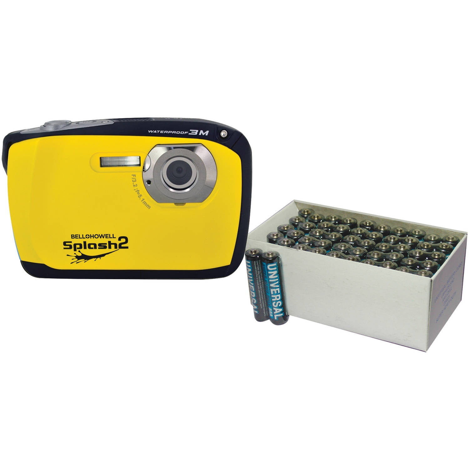 Bell howell wp16 splash2 waterproof digital camera with 16 megapixels